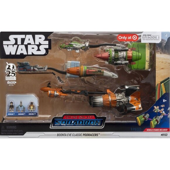 Star Wars Micro Galaxy Squadron Boonta Eve Classic Podracer Target EXCLUSIVE - Picture 1 of 6